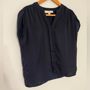 Loft Black Blouse